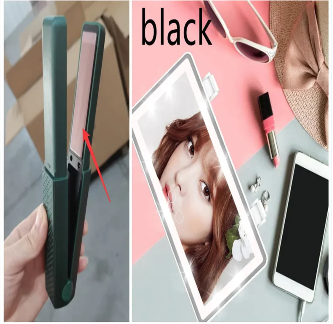 Mini Ceramic Hair Straightener