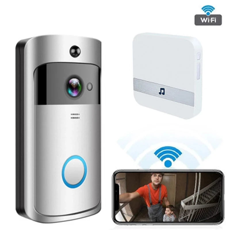 Campainha Camera Alarm Wireless Security