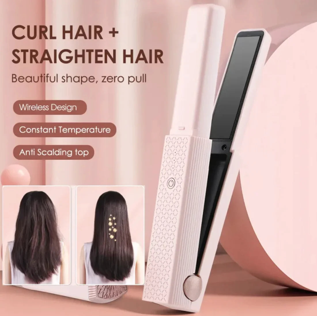 Mini Ceramic Hair Straightener